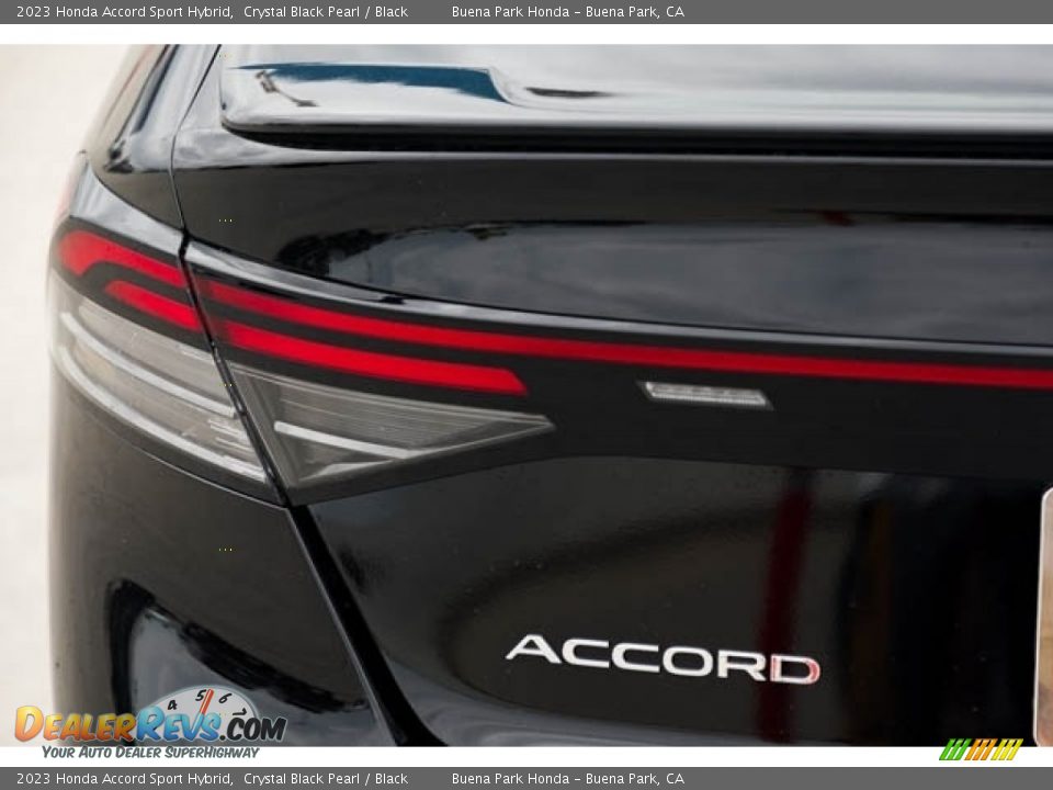 2023 Honda Accord Sport Hybrid Crystal Black Pearl / Black Photo #8