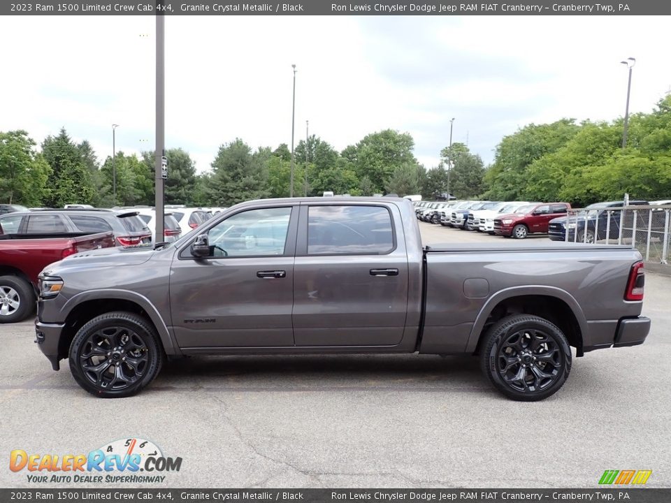 2023 Ram 1500 Limited Crew Cab 4x4 Granite Crystal Metallic / Black Photo #7