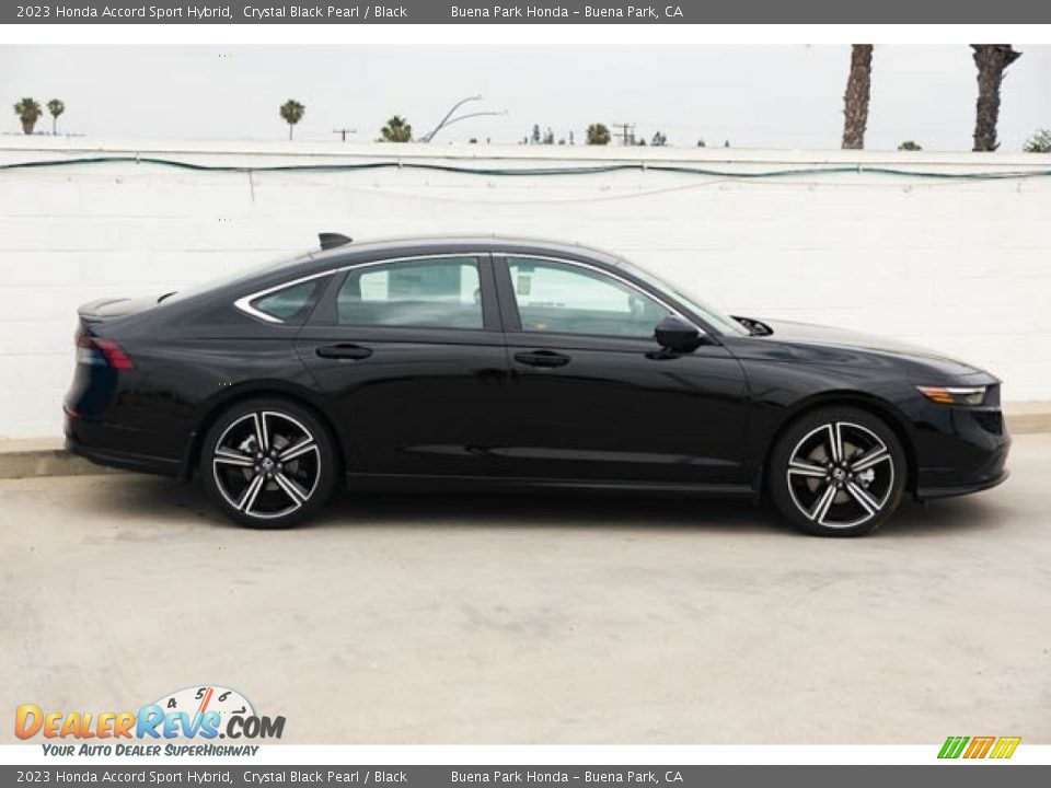 Crystal Black Pearl 2023 Honda Accord Sport Hybrid Photo #10