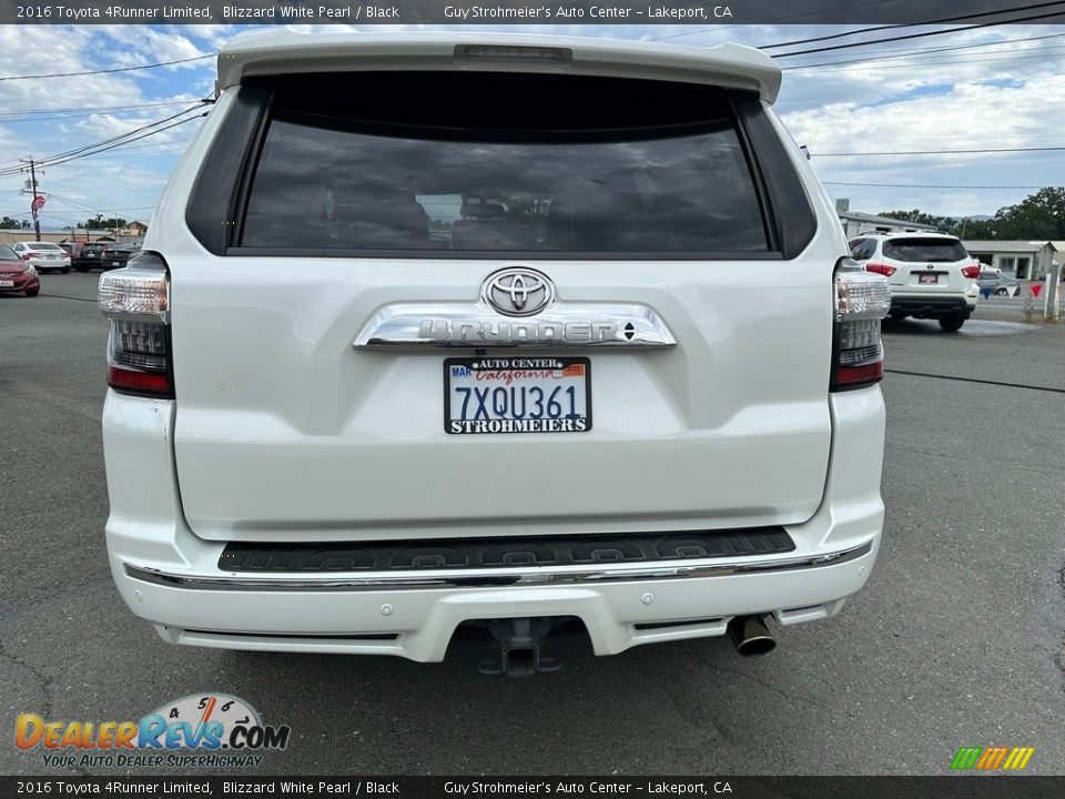 2016 Toyota 4Runner Limited Blizzard White Pearl / Black Photo #5