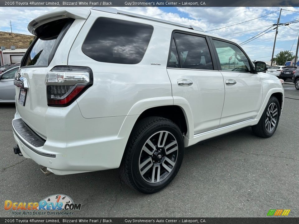 2016 Toyota 4Runner Limited Blizzard White Pearl / Black Photo #6