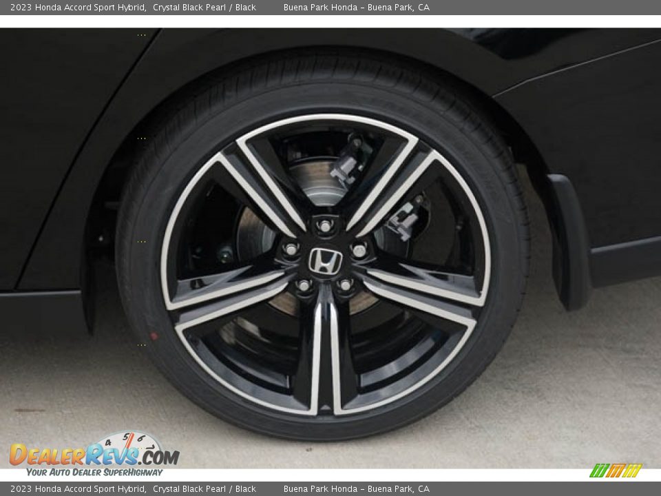 2023 Honda Accord Sport Hybrid Crystal Black Pearl / Black Photo #14