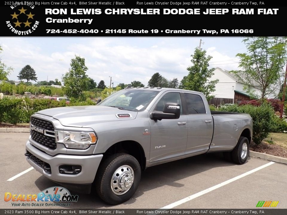 2023 Ram 3500 Big Horn Crew Cab 4x4 Billet Silver Metallic / Black Photo #1