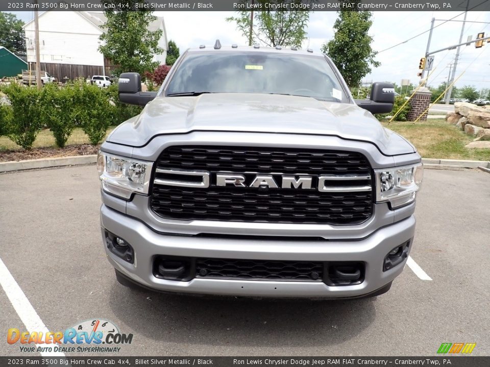 2023 Ram 3500 Big Horn Crew Cab 4x4 Billet Silver Metallic / Black Photo #2