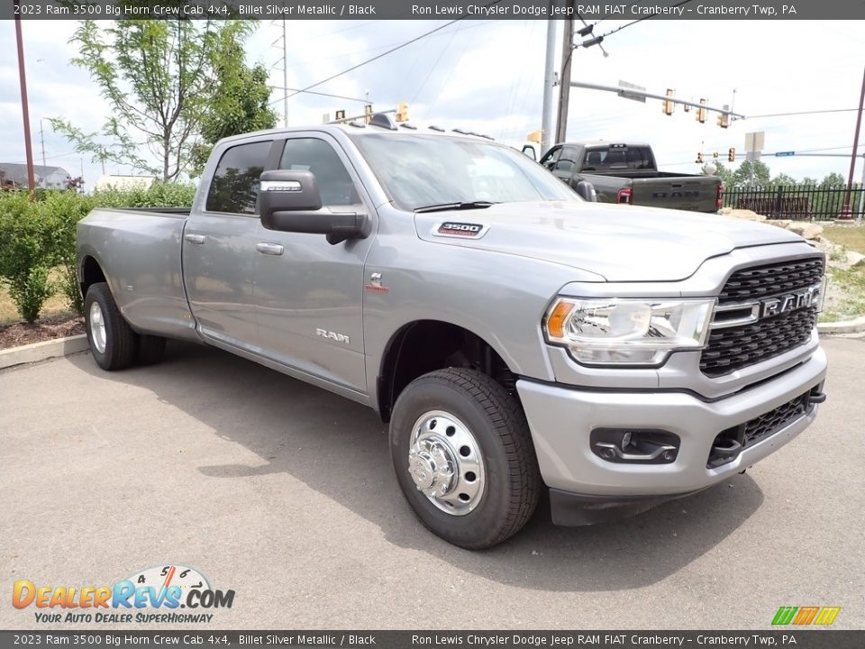 2023 Ram 3500 Big Horn Crew Cab 4x4 Billet Silver Metallic / Black Photo #3