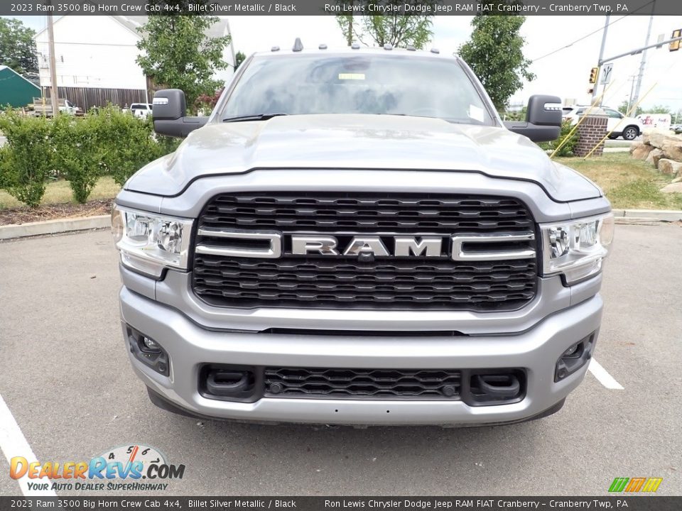 2023 Ram 3500 Big Horn Crew Cab 4x4 Billet Silver Metallic / Black Photo #9