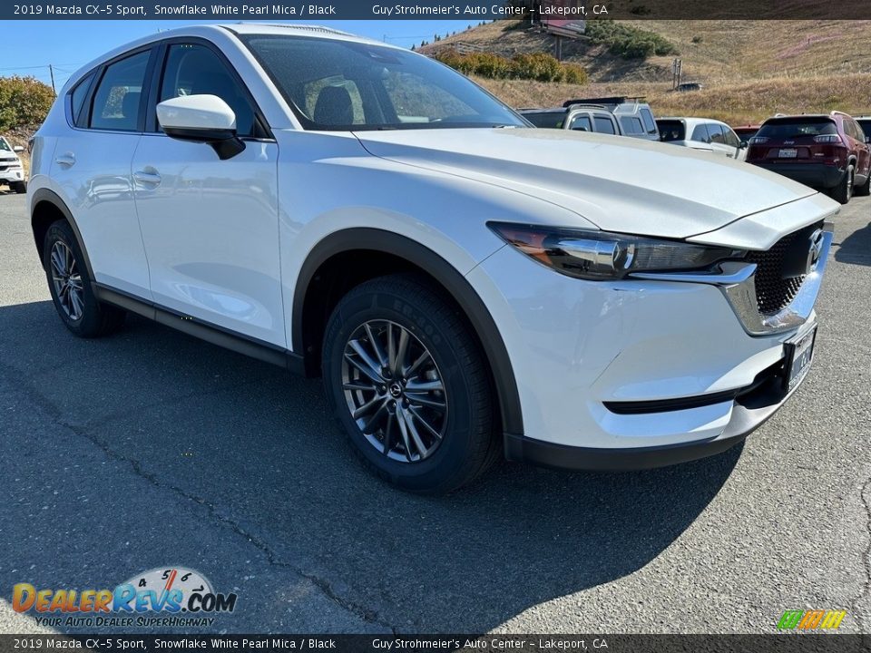 2019 Mazda CX-5 Sport Snowflake White Pearl Mica / Black Photo #1