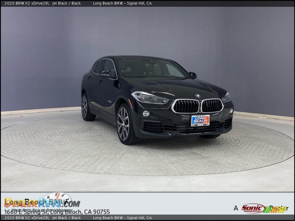 2020 BMW X2 xDrive28i Jet Black / Black Photo #1
