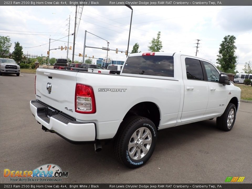 2023 Ram 2500 Big Horn Crew Cab 4x4 Bright White / Black Photo #5