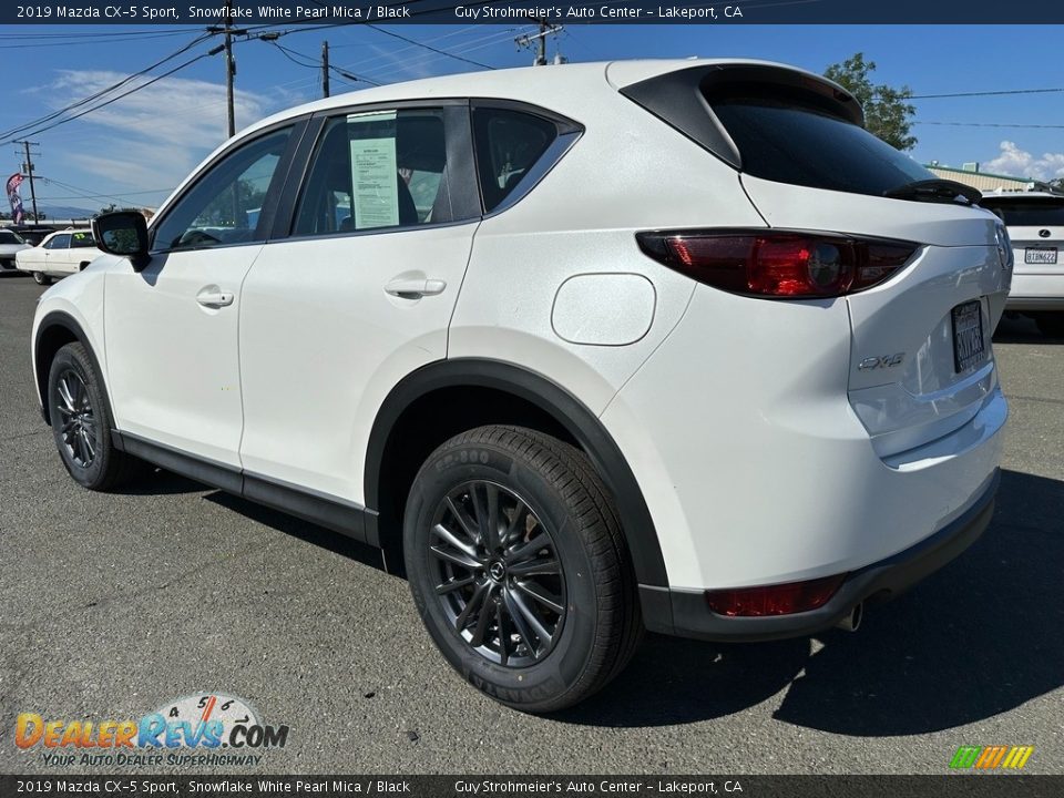 2019 Mazda CX-5 Sport Snowflake White Pearl Mica / Black Photo #4