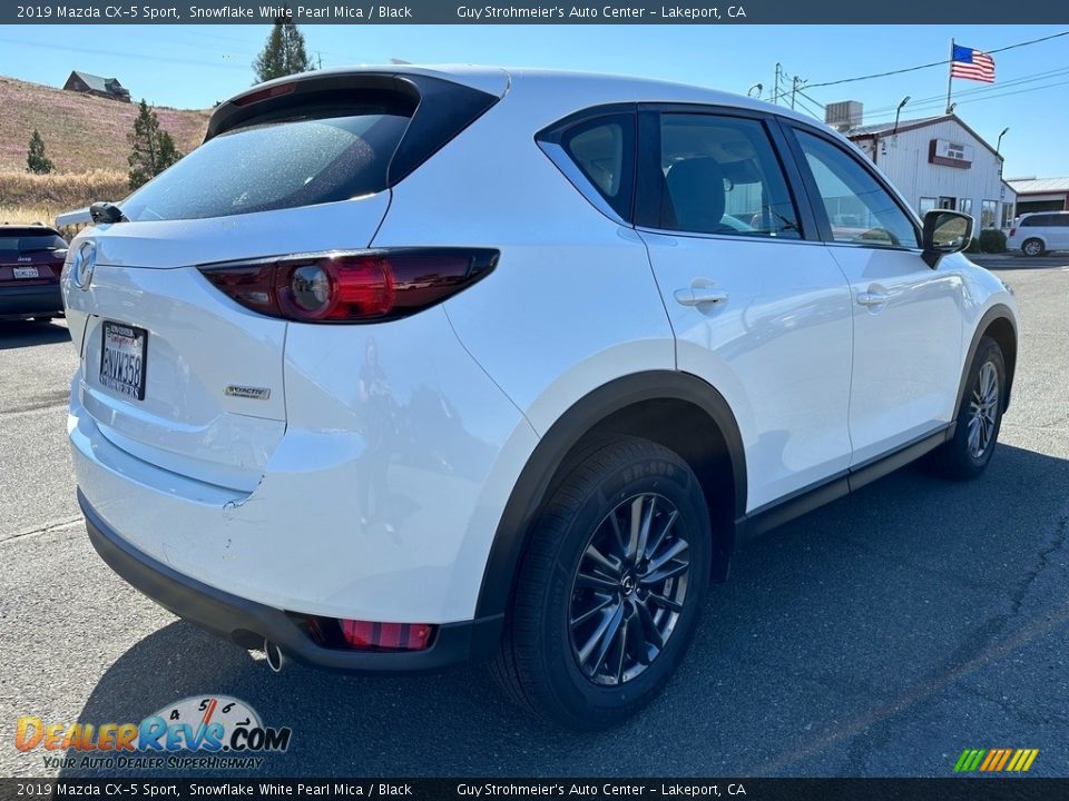 2019 Mazda CX-5 Sport Snowflake White Pearl Mica / Black Photo #6