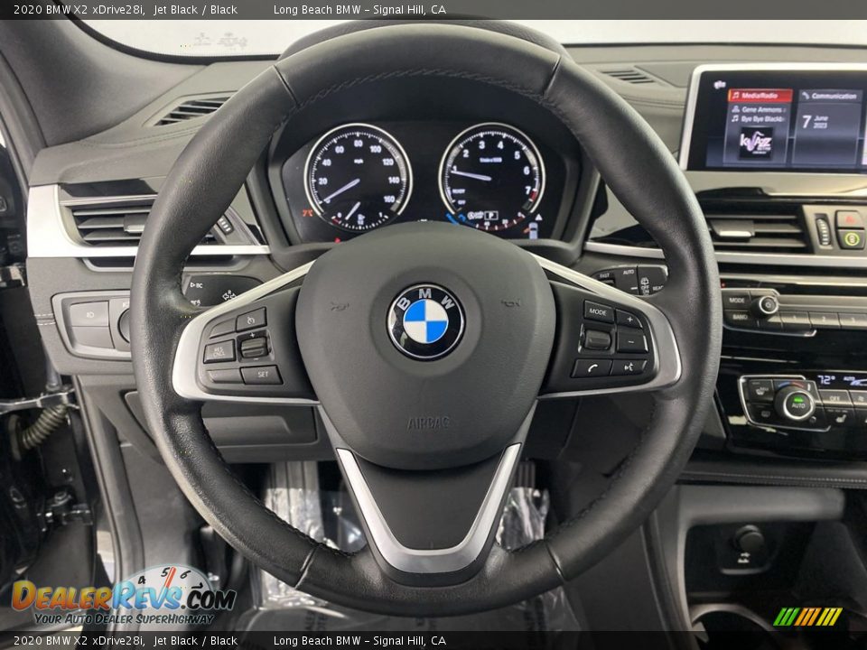 2020 BMW X2 xDrive28i Jet Black / Black Photo #17