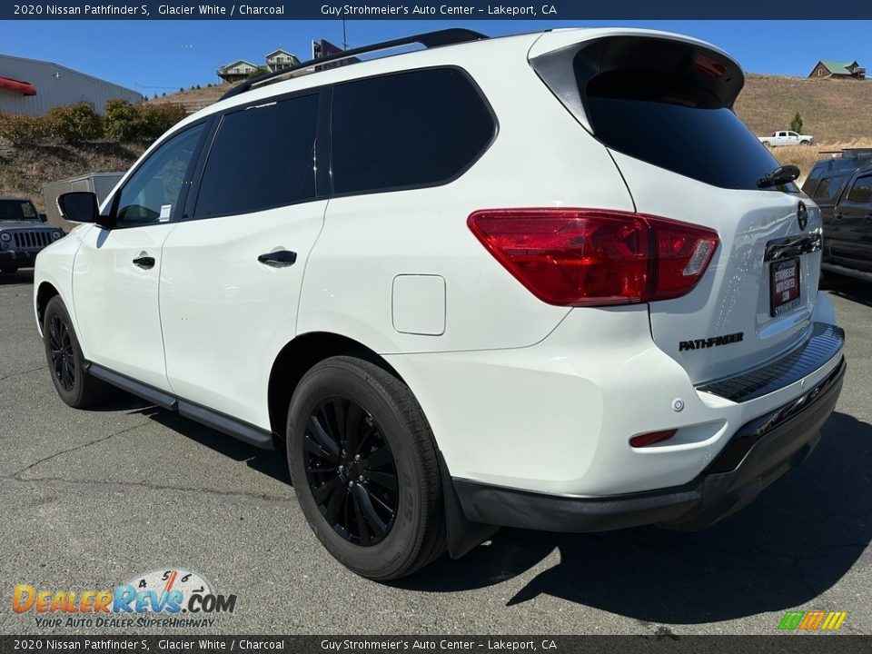 2020 Nissan Pathfinder S Glacier White / Charcoal Photo #4