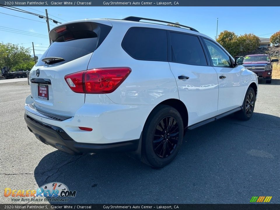 2020 Nissan Pathfinder S Glacier White / Charcoal Photo #6