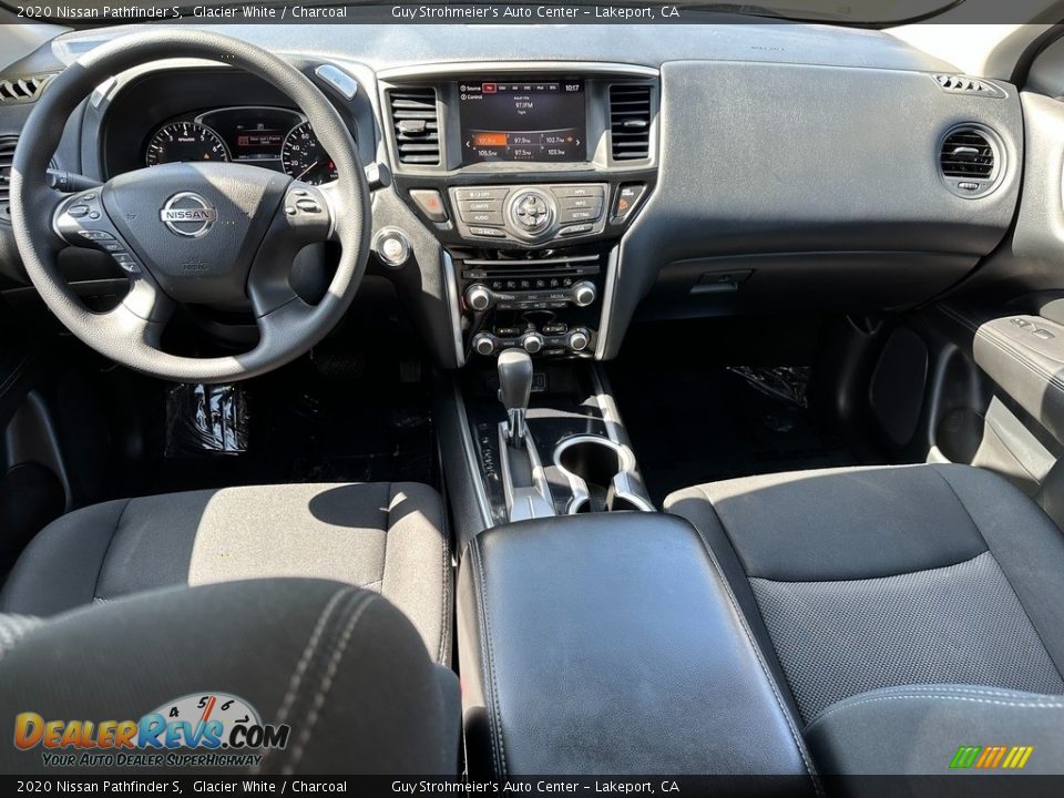 2020 Nissan Pathfinder S Glacier White / Charcoal Photo #13