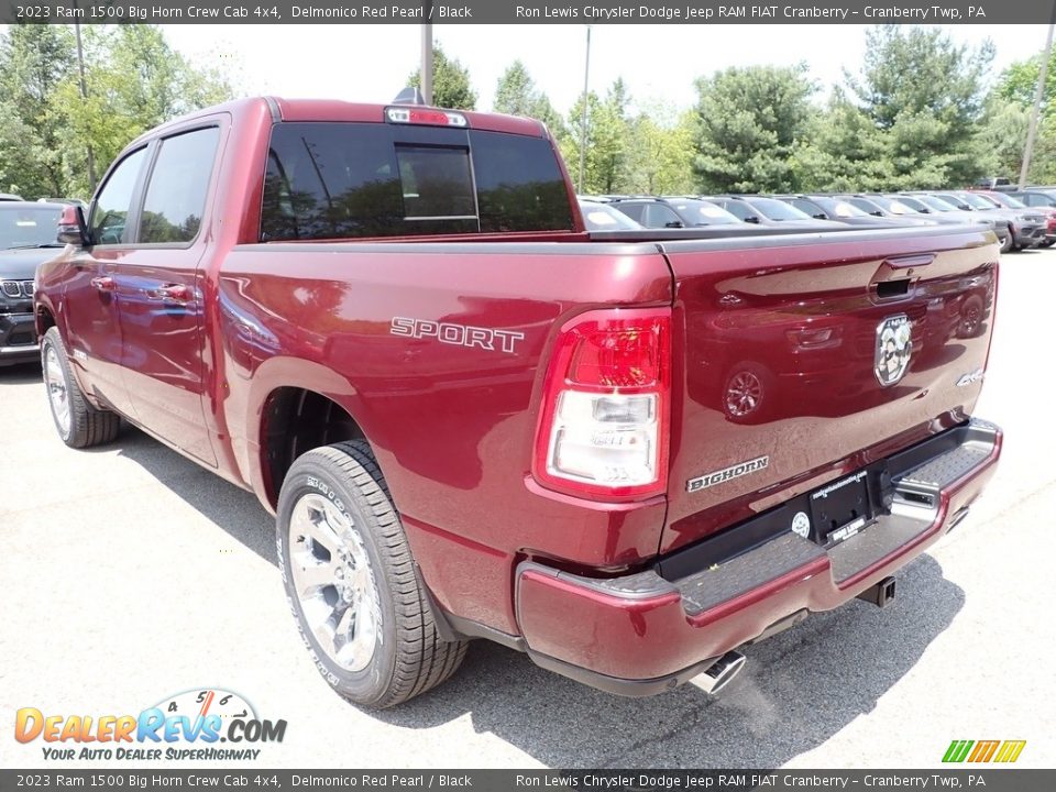 2023 Ram 1500 Big Horn Crew Cab 4x4 Delmonico Red Pearl / Black Photo #3