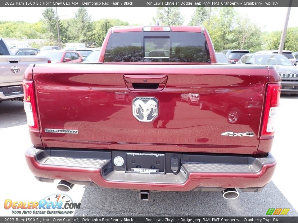 2023 Ram 1500 Big Horn Crew Cab 4x4 Delmonico Red Pearl / Black Photo #4