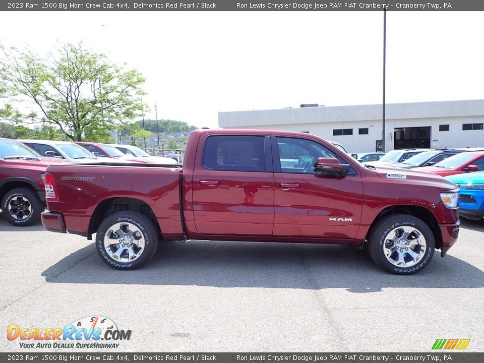 2023 Ram 1500 Big Horn Crew Cab 4x4 Delmonico Red Pearl / Black Photo #6