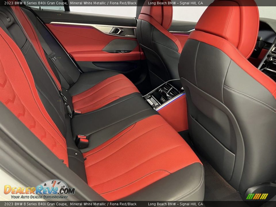 Rear Seat of 2023 BMW 8 Series 840i Gran Coupe Photo #12