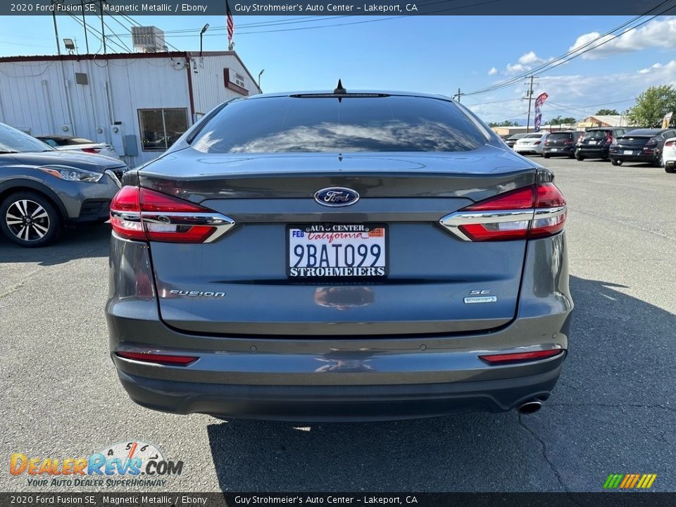 2020 Ford Fusion SE Magnetic Metallic / Ebony Photo #5