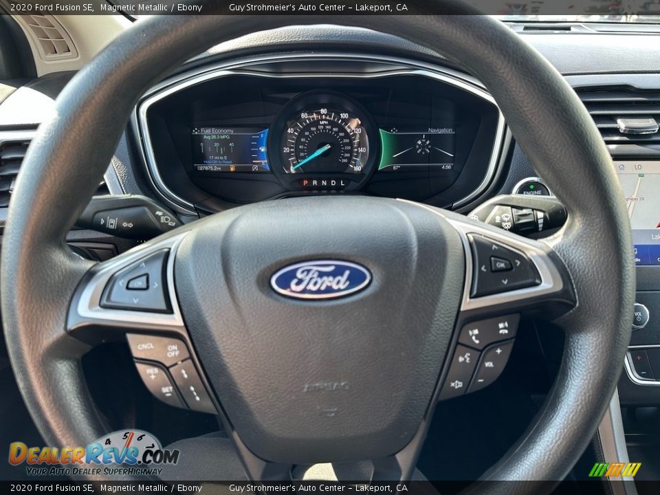 2020 Ford Fusion SE Magnetic Metallic / Ebony Photo #8