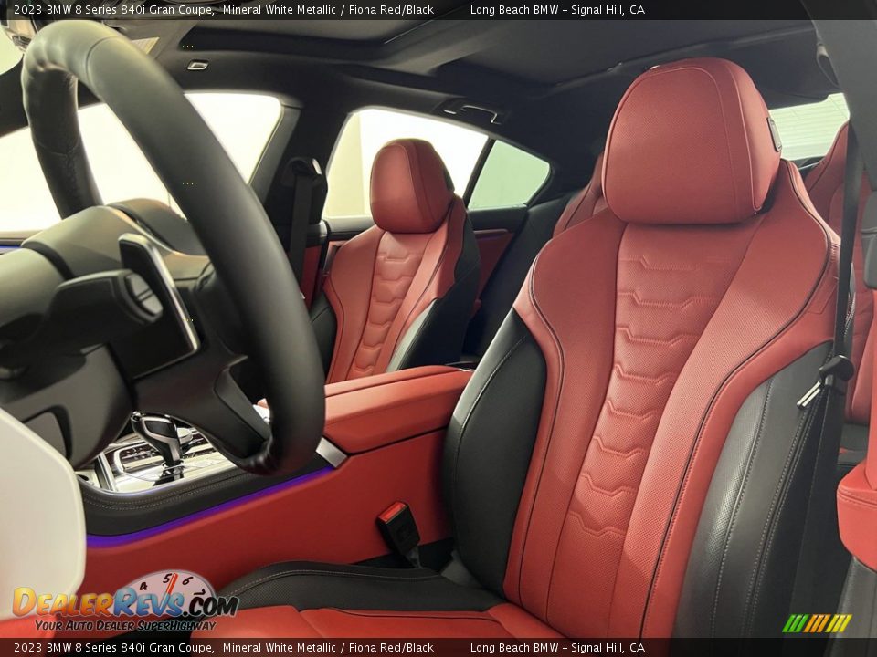 Fiona Red/Black Interior - 2023 BMW 8 Series 840i Gran Coupe Photo #17