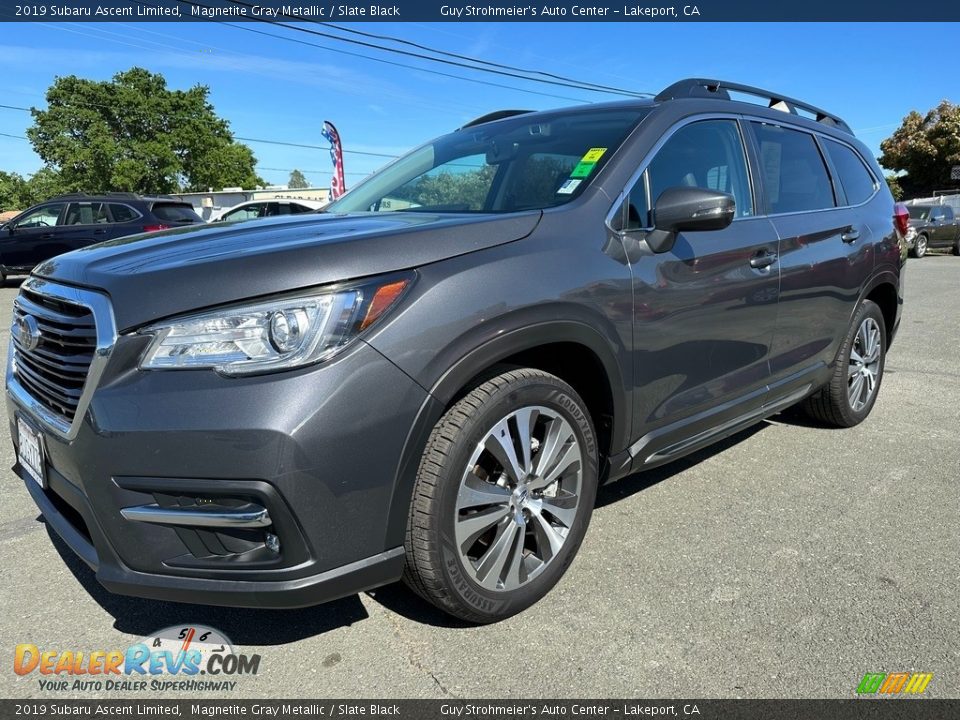 2019 Subaru Ascent Limited Magnetite Gray Metallic / Slate Black Photo #3