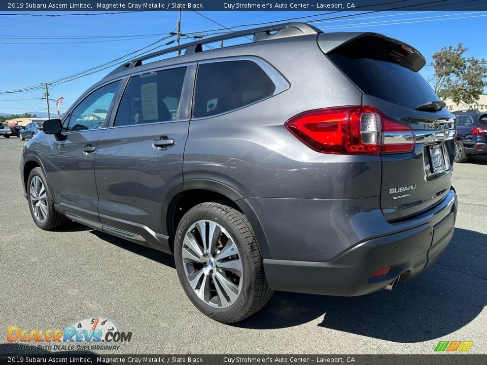 2019 Subaru Ascent Limited Magnetite Gray Metallic / Slate Black Photo #4