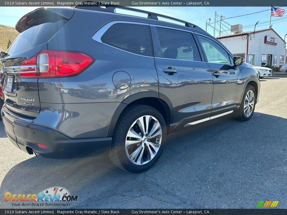 2019 Subaru Ascent Limited Magnetite Gray Metallic / Slate Black Photo #6