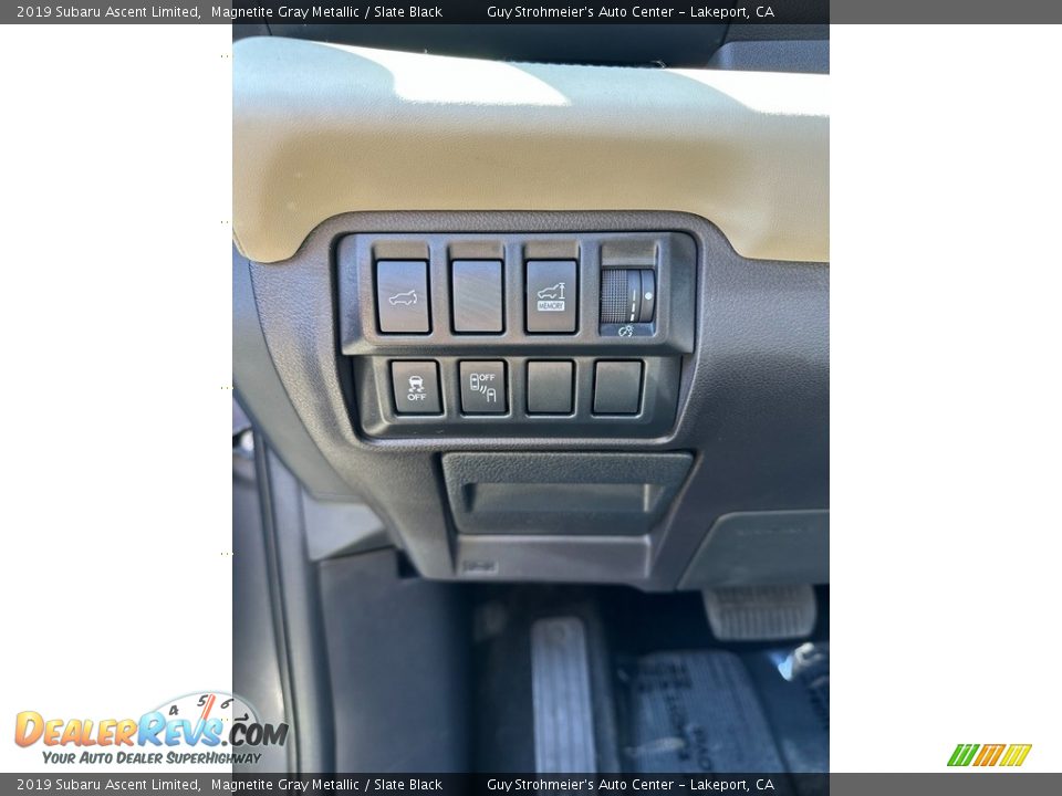2019 Subaru Ascent Limited Magnetite Gray Metallic / Slate Black Photo #13