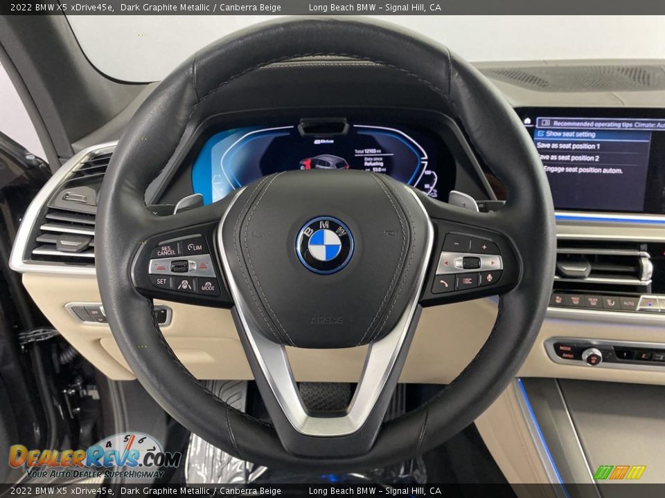 2022 BMW X5 xDrive45e Steering Wheel Photo #17