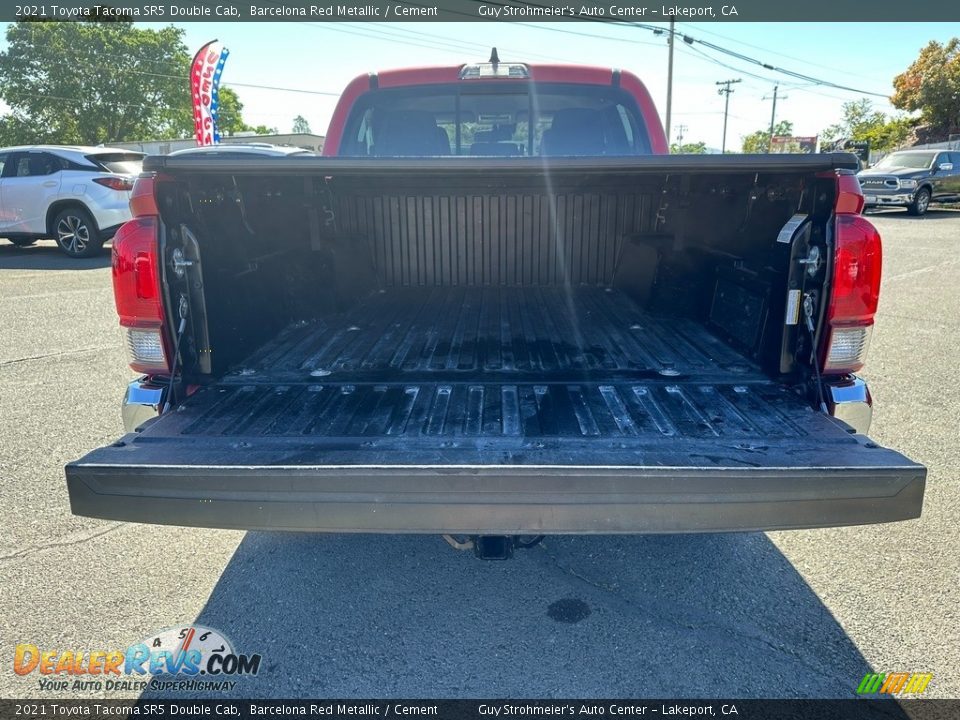 2021 Toyota Tacoma SR5 Double Cab Barcelona Red Metallic / Cement Photo #7