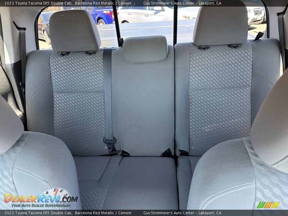 Rear Seat of 2021 Toyota Tacoma SR5 Double Cab Photo #14
