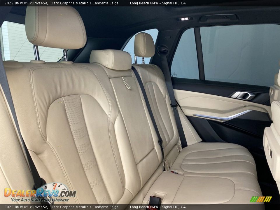 Rear Seat of 2022 BMW X5 xDrive45e Photo #36
