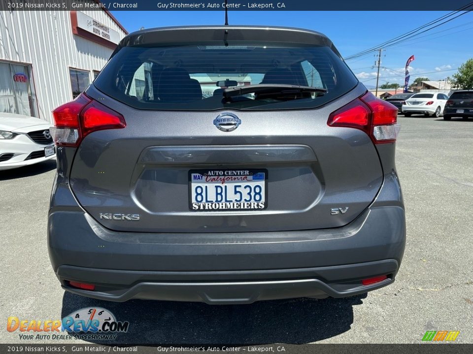 2019 Nissan Kicks S Gun Metallic / Charcoal Photo #5