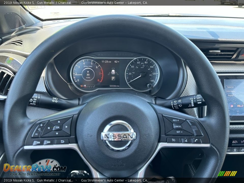2019 Nissan Kicks S Steering Wheel Photo #8