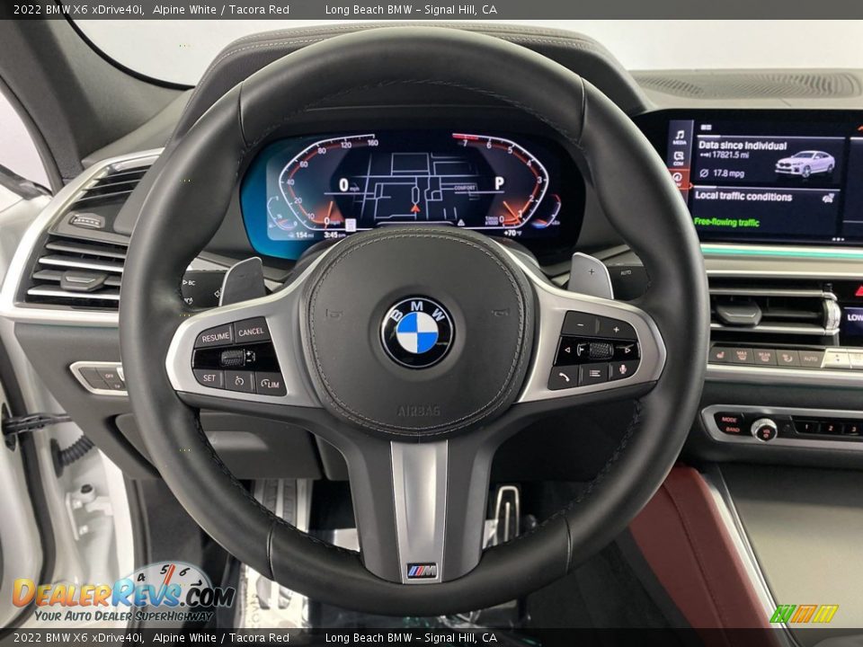 2022 BMW X6 xDrive40i Steering Wheel Photo #17