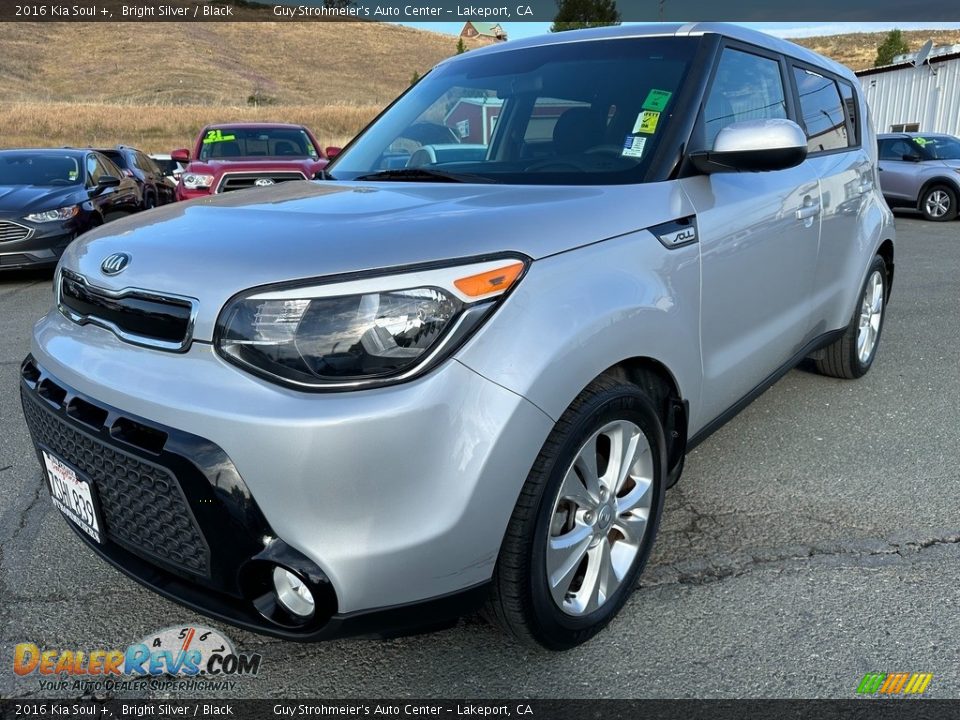 2016 Kia Soul + Bright Silver / Black Photo #3