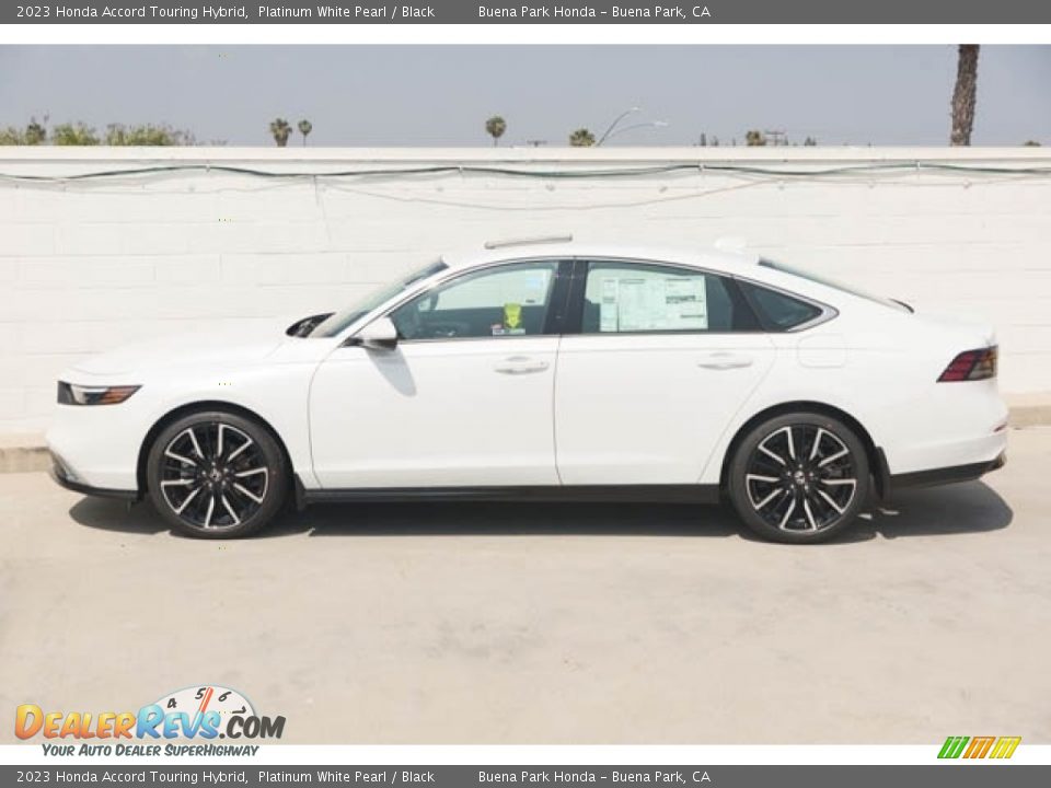 Platinum White Pearl 2023 Honda Accord Touring Hybrid Photo #6