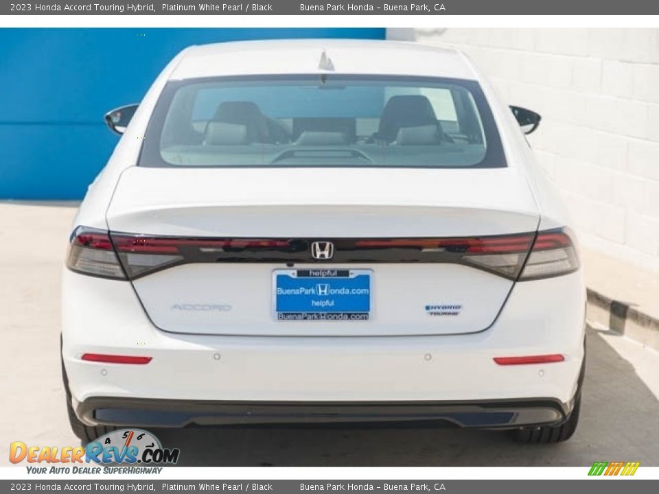 2023 Honda Accord Touring Hybrid Platinum White Pearl / Black Photo #7