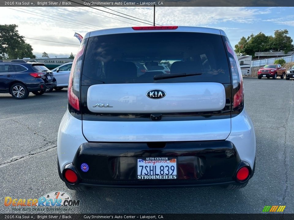 2016 Kia Soul + Bright Silver / Black Photo #5