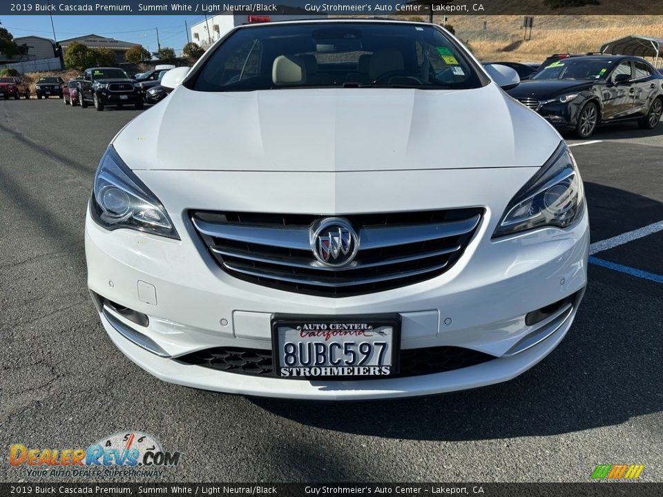 2019 Buick Cascada Premium Summit White / Light Neutral/Black Photo #2