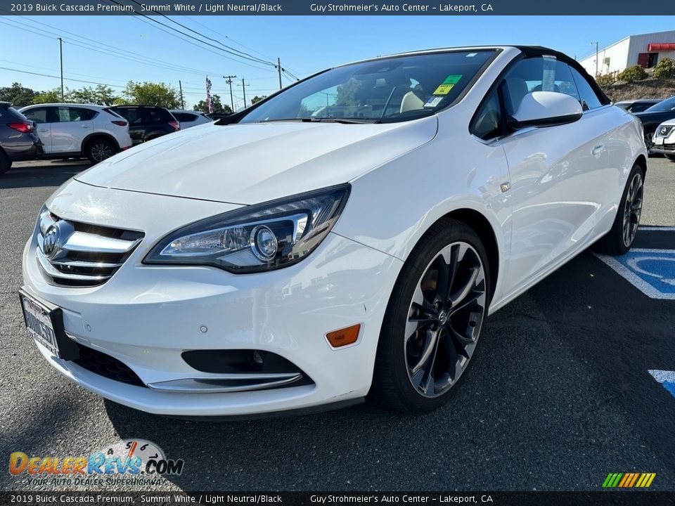 2019 Buick Cascada Premium Summit White / Light Neutral/Black Photo #3