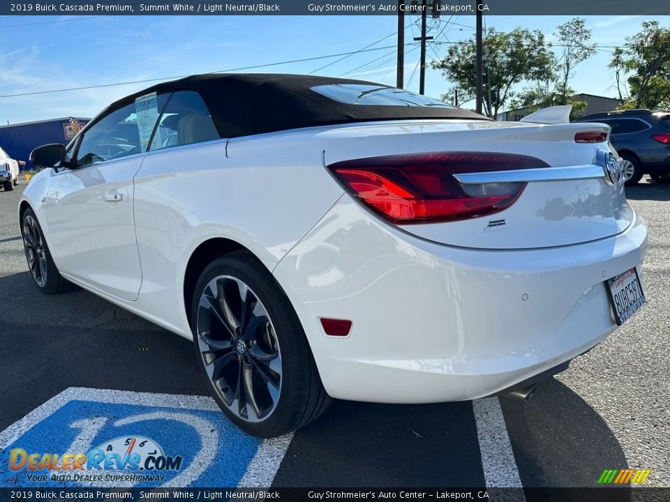 2019 Buick Cascada Premium Summit White / Light Neutral/Black Photo #4