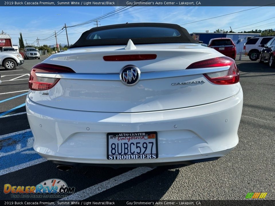 2019 Buick Cascada Premium Summit White / Light Neutral/Black Photo #5