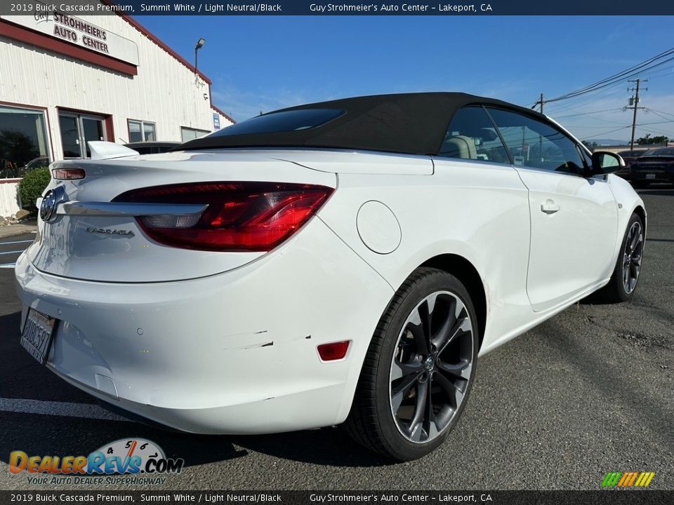 2019 Buick Cascada Premium Summit White / Light Neutral/Black Photo #6