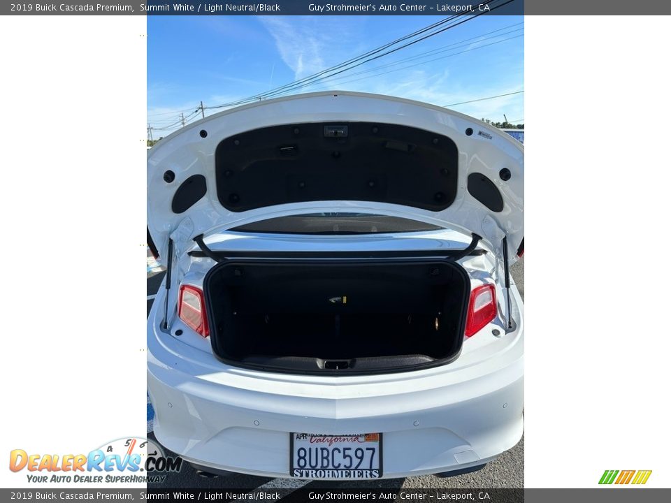 2019 Buick Cascada Premium Summit White / Light Neutral/Black Photo #7
