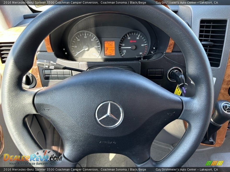 2016 Mercedes-Benz Sprinter 3500 Coachman Camper Conversion Steering Wheel Photo #3