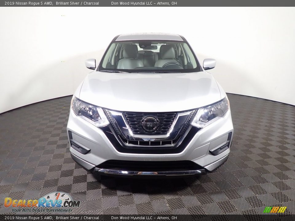 2019 Nissan Rogue S AWD Brilliant Silver / Charcoal Photo #4