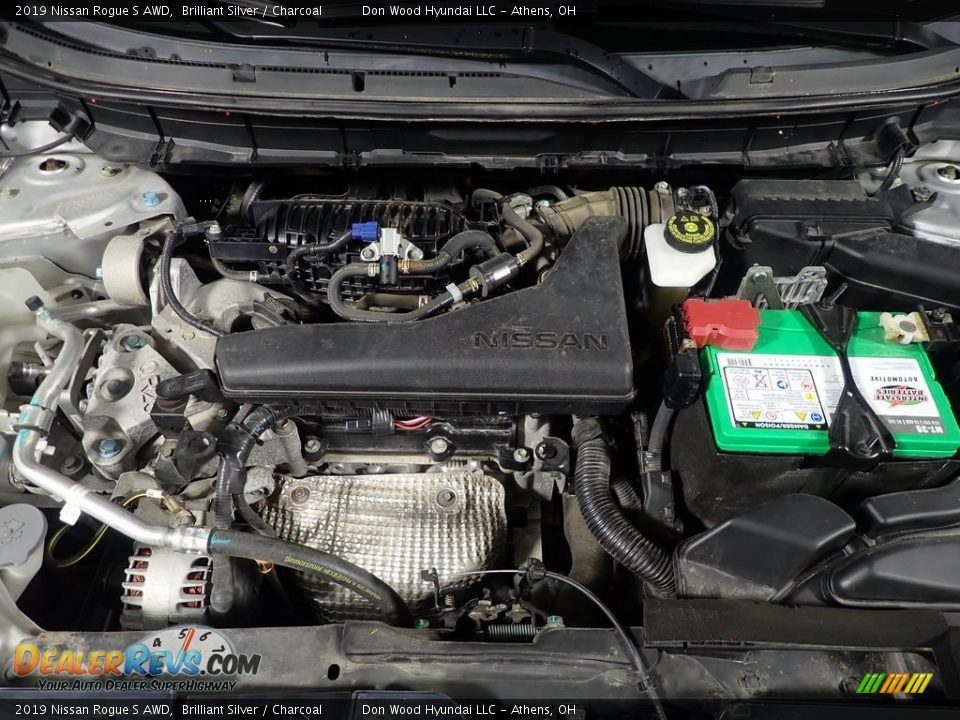 2019 Nissan Rogue S AWD 2.5 Liter DOHC 16-valve CVTCS 4 Cylinder Engine Photo #6